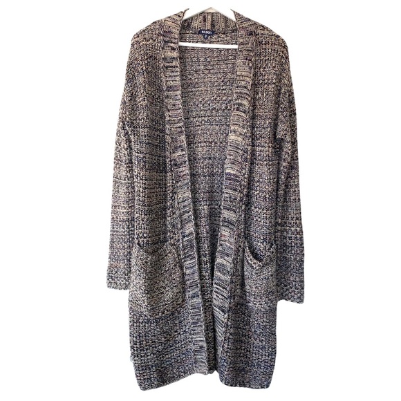 Tildon Sweaters - Nordstrom Tildon Long Line Open Front Lightweight Knit Cardigan